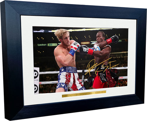 Kitbags & Lockers KSI vs Logan Paul Staples Center Misfits Boxing Reprint 12x8 A4 Autographed Signed Photo Photograph Picture Frame Boxer Gift Poster