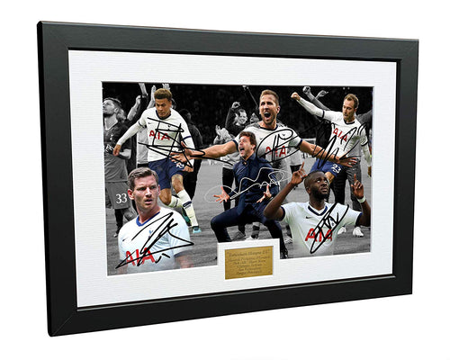 Signed Tottenham Hotspur Pochettino Alli Kane Eriksen Vertonghen Ndombele Photo Picture