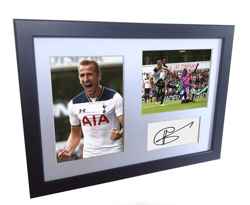 Signed Harry Kane Tottenham Hotspur Spurs Autographed Photograph Picture Frame Gift A4