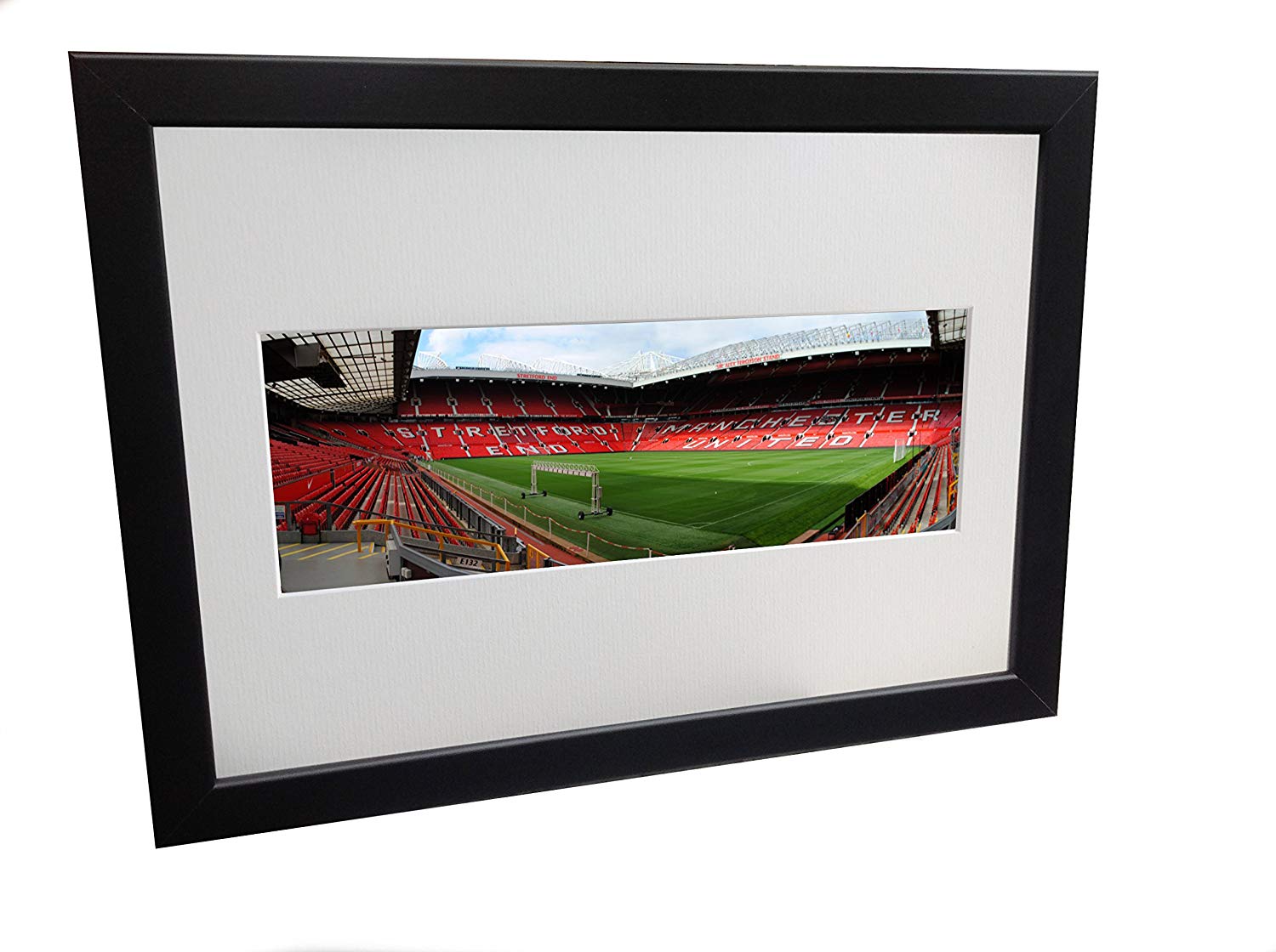 Old Trafford "PANORAMIC" Manchester United Football Photo Photograph Picture Frame