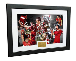 Liverpool "KINGS OF EUROPE" Signed Henderson Gerrard Souness Dalglish Photo Picture Soccer