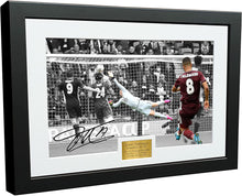 Load image into Gallery viewer, 12x8 A4 &#39;2021 FA CUP FINAL GOAL&#39; Youri Tielemans Leicester City FC Signed Autographed Photo Photograph Picture Frame Poster Gift