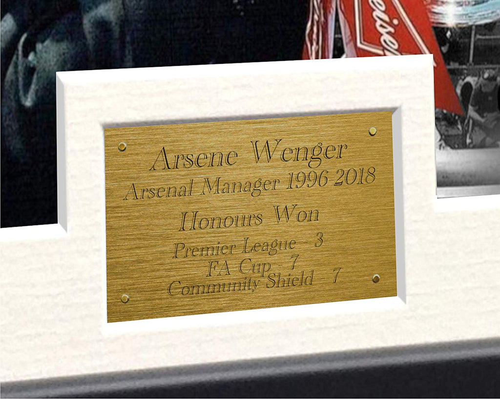 "WENGER YEARS" Signed Arsenal Henry Vieira Bergkamp Wright Walcott Photo Picture Soccer