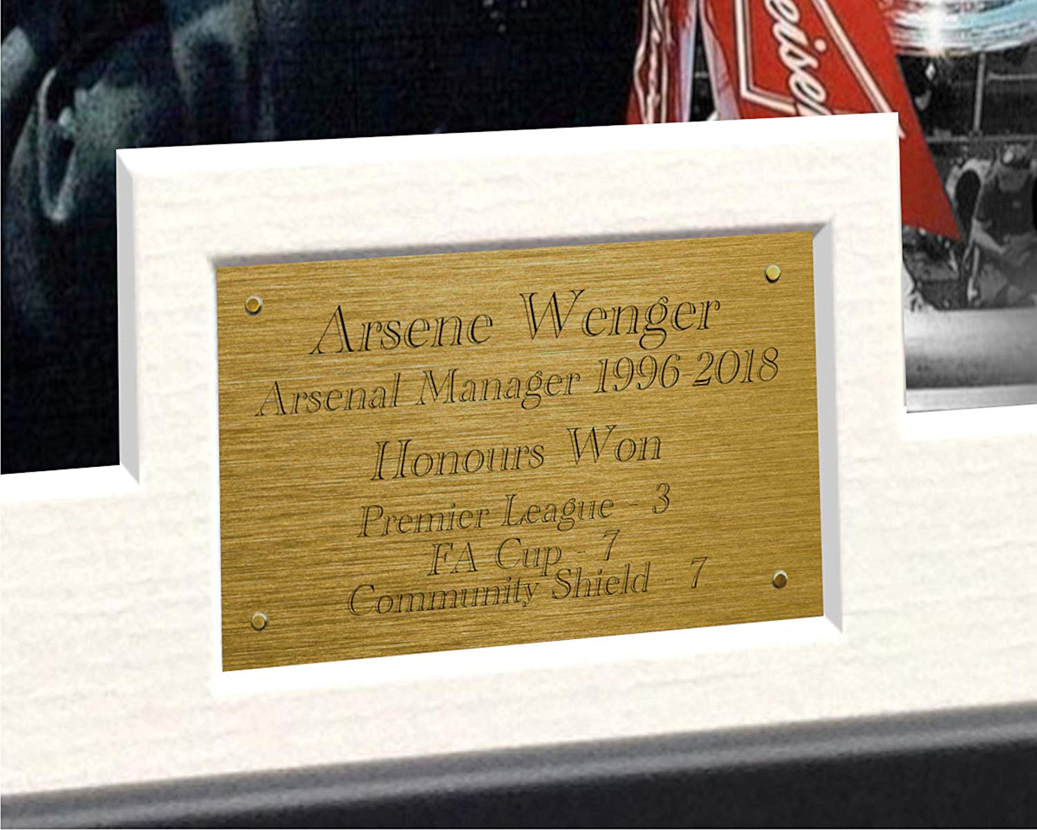 "WENGER YEARS" Signed Arsenal Henry Vieira Bergkamp Wright Walcott Photo Picture Soccer