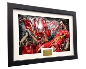 Steven Gerrard  A4 Signed "THE GERRARD YEARS" Liverpool FC Autographed Photo Photograph Picture Frame