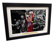 Load image into Gallery viewer, 2019 CHAMPIONS LEAGUE WIN Signed Liverpool FC Jordan Henderson Photo Photograph Picture Soccer