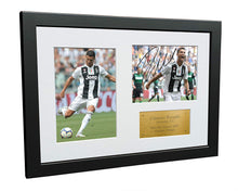 Load image into Gallery viewer, 12x8 Cristiano Ronaldo Juventus FC Signed Photo Photograph Picture Frame Soccer Gift