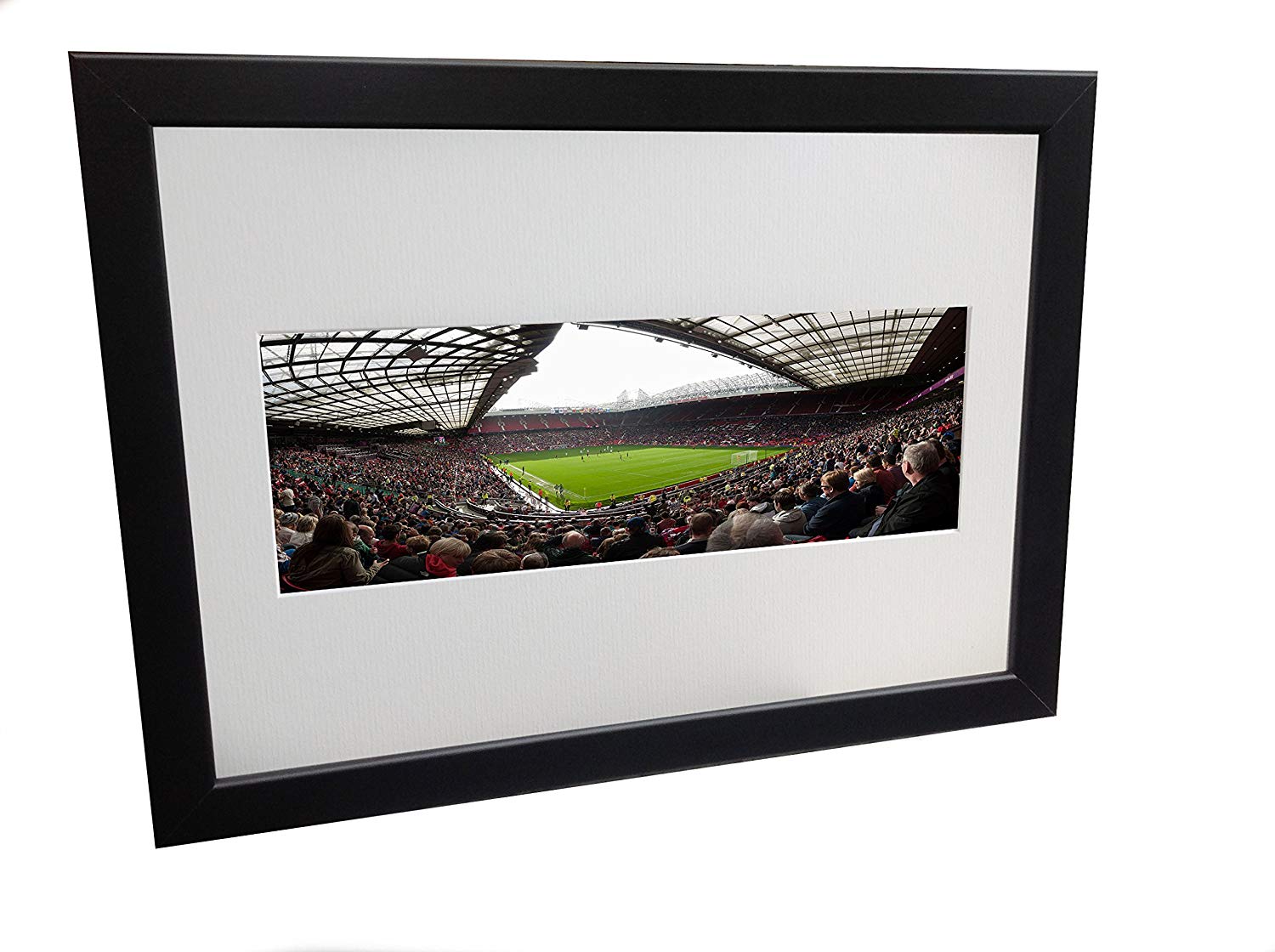 Old Trafford "MATCH DAY PANORAMIC" Manchester United Football Photo Photograph Picture Frame