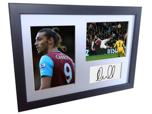 Signed Andy Carroll "The Overhead" Westham Autographed Photo Picture Frame Memorabilia A4