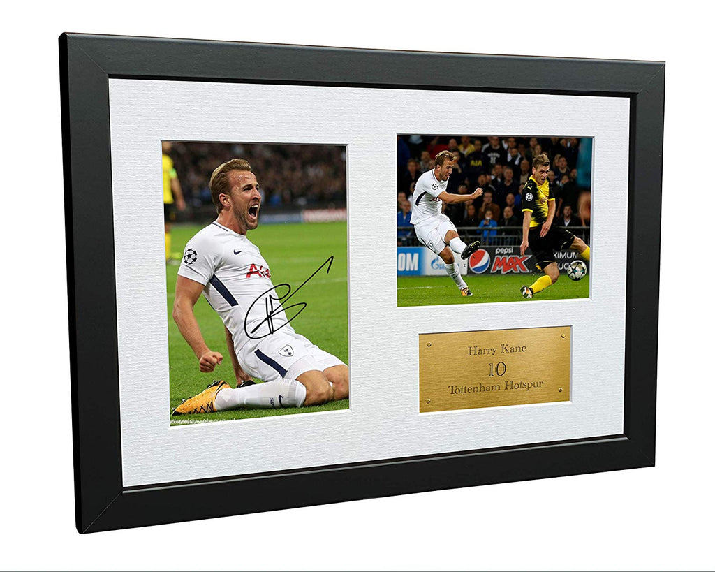 A4 Signed Harry Kane Tottenham Hotspur Spurs Autographed Photo Photograph Picture Frame Gift 12x8 G