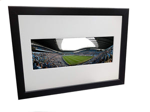 Etihad Stadium "MATCH DAY PANORAMIC" Manchester City Football Photo Photograph Picture Frame