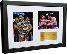 Load image into Gallery viewer, 12x8 A4 Manny Pacquiao Autographed Photo Photograph Picture Frame