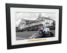 Load image into Gallery viewer, Signed Guy Martin &quot;Creg-Ny-Baa.&quot; Autographed Photograph Photo Picture Frame Gift