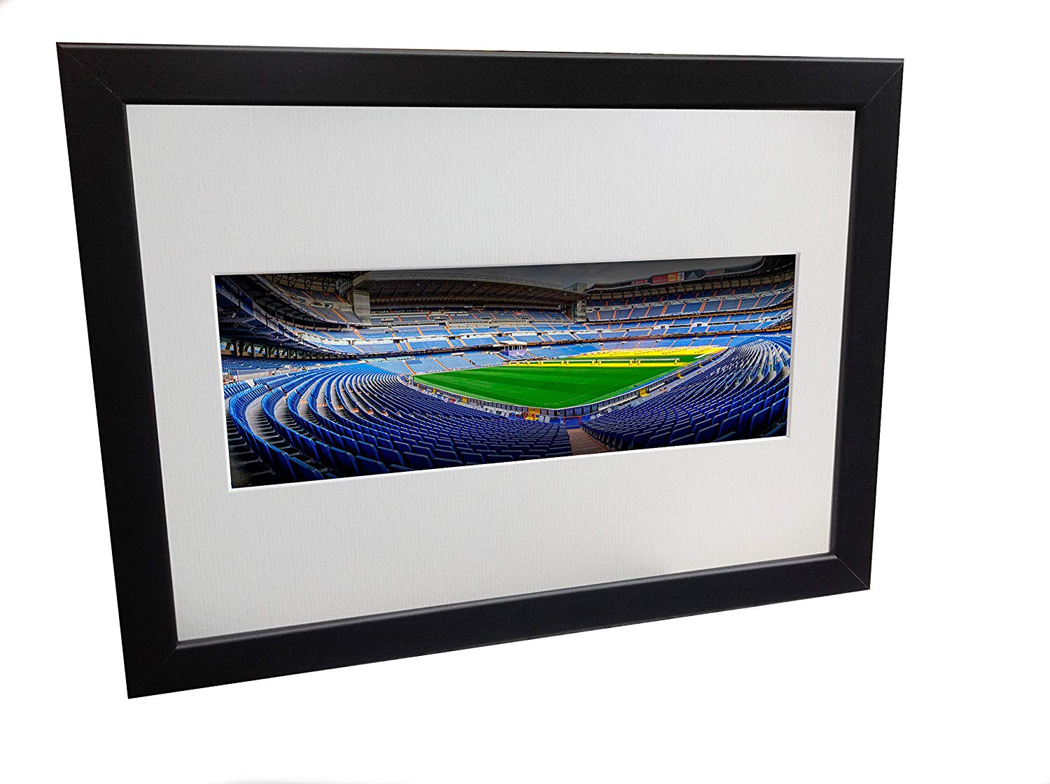 Bernabeu Stadium "PANORAMIC" 12x8 A4 Real Madrid Photo Photograph Picture Frame Football Poster Gift