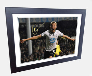 12x8 Signed Harry Kane Tottenham Hotspur Spurs Autograph Photo Photograph Picture frame