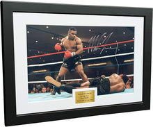 Load image into Gallery viewer, Mike Tyson vs Trevor Berbick &#39;DAWNING OF A NEW ERA&#39; 12x8 A4 Autographed Signed Photo Photograph Picture Frame Boxing 1
