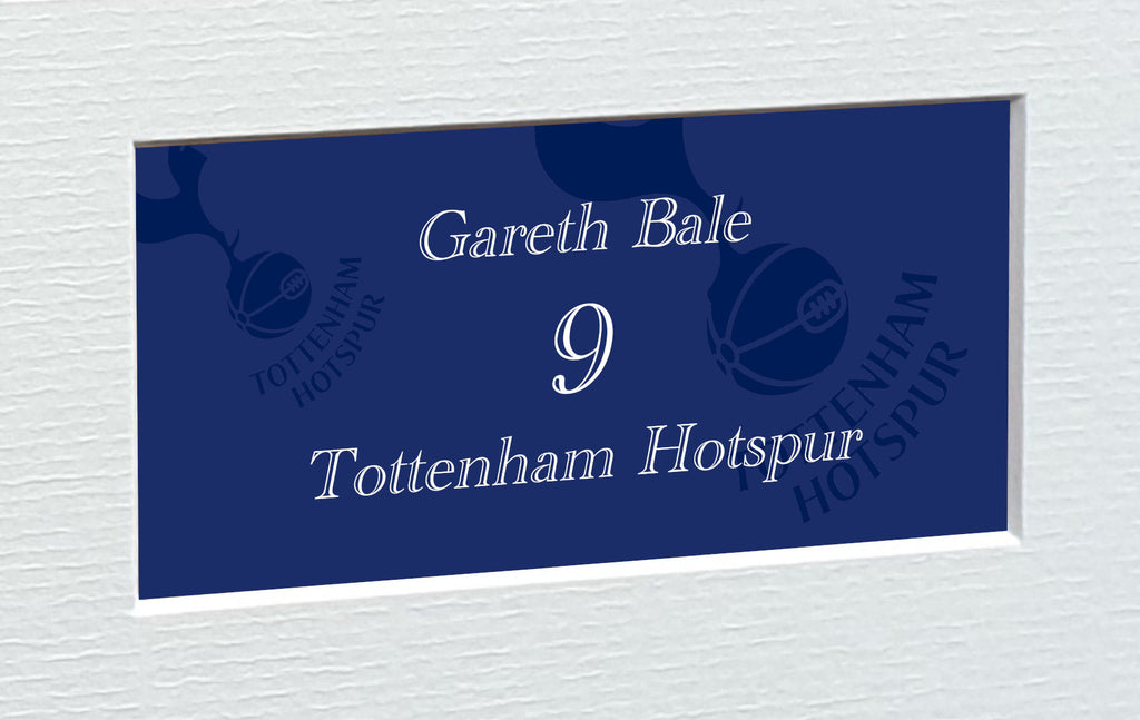 Signed Gareth Bale Tottenham Hotspur Spurs Autographed Photo Photograph Picture Frame Gift 12x8 B