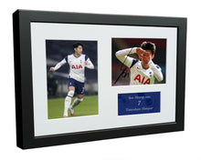 Load image into Gallery viewer, Signed Son Heung-min Tottenham Hotspur Spurs Autographed Photo Photograph Picture Frame Gift 12x8 B